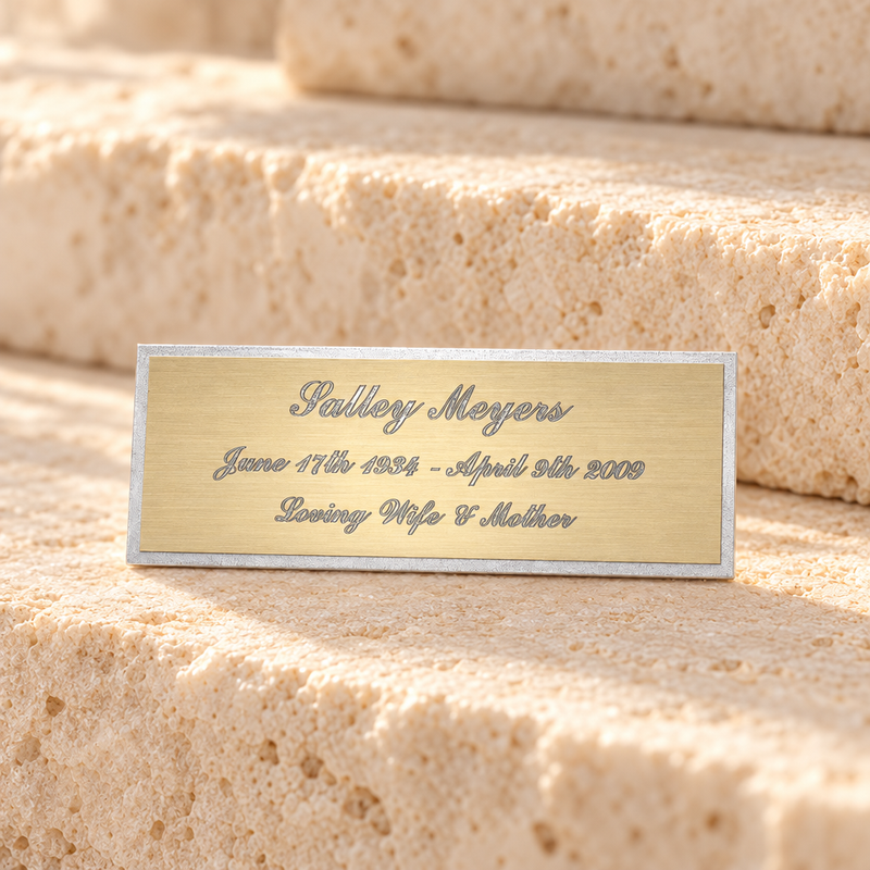 Small Norma Engraved Plate