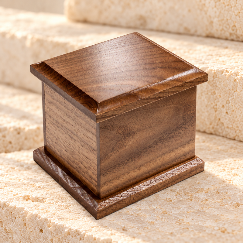 Walnut Keepsake Cremation Urn