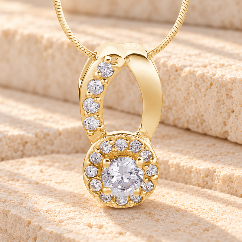 Gold Plated Simplicity Memorial Jewelry