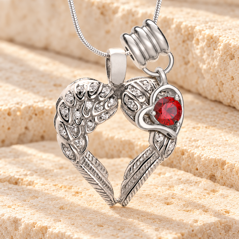 January Wings Of Hope Memorial Jewelry