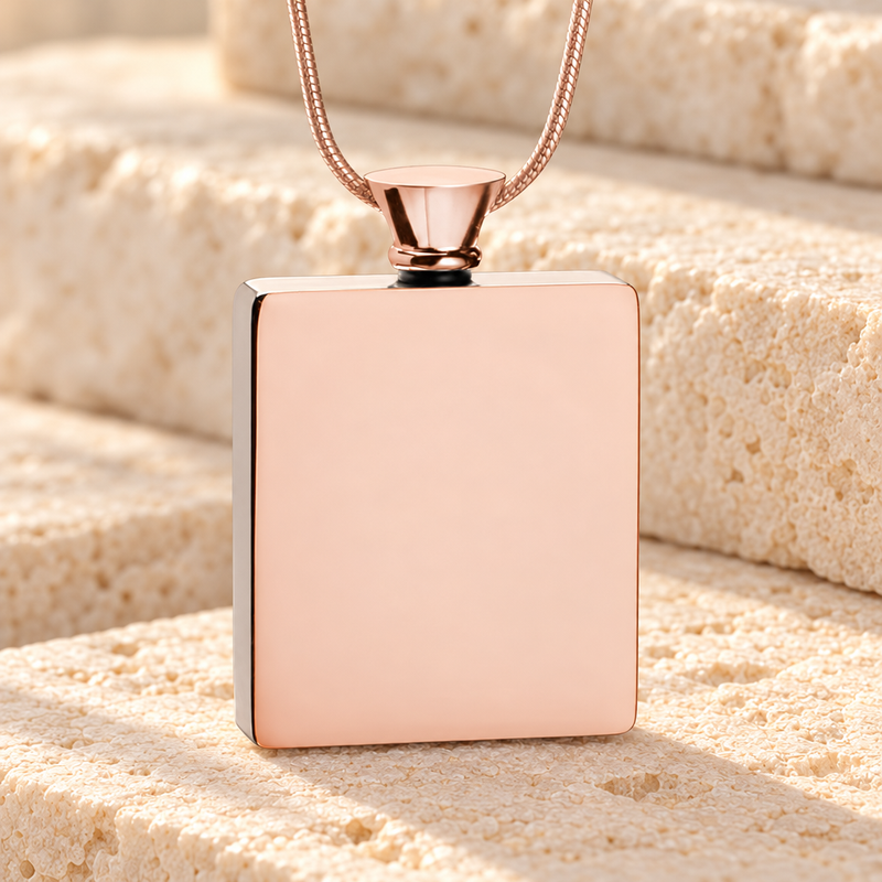 Rose Gold Glorious Moments Urn Pendant