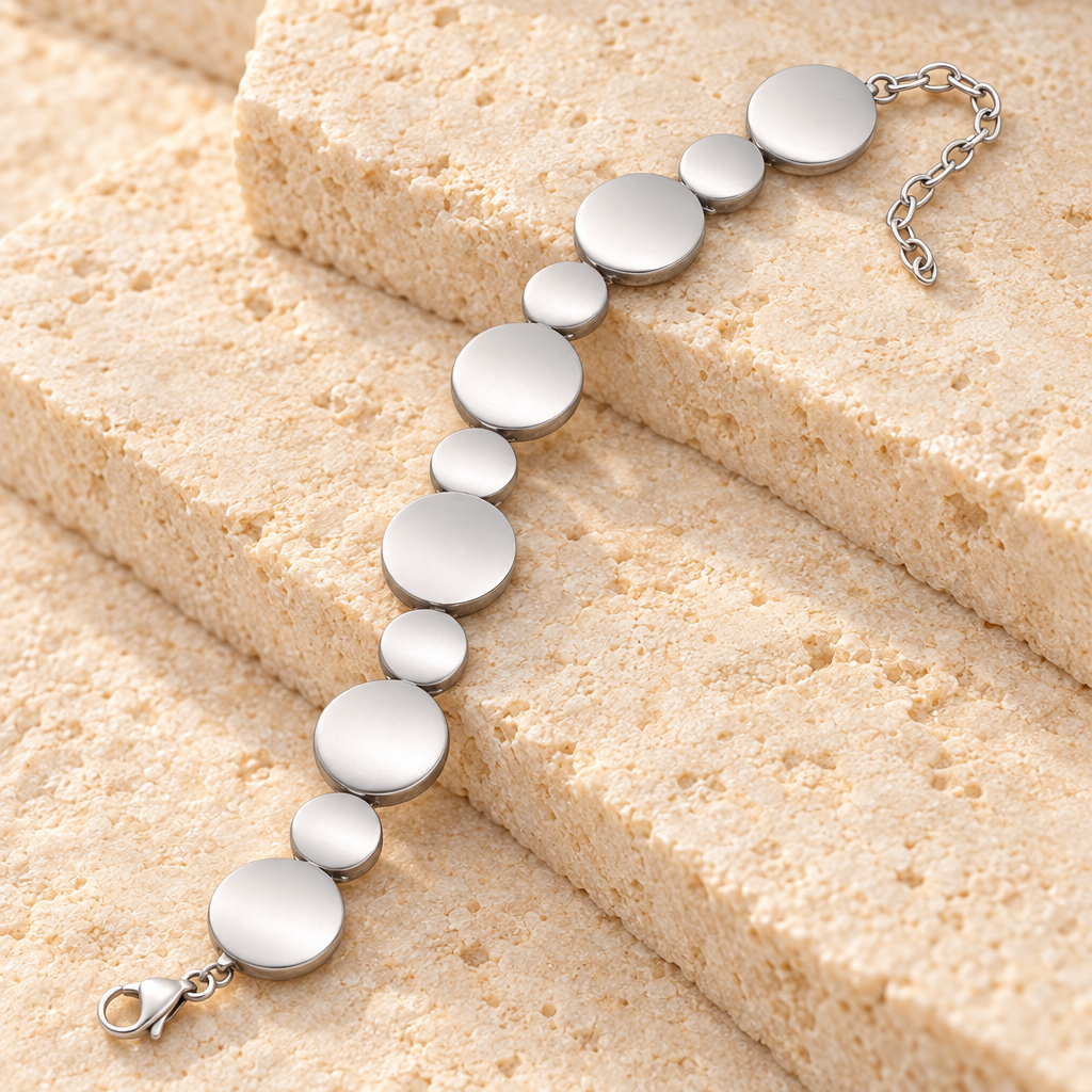 At Peace Satin Finish Bracelet Cremation Jewelry — main — evr6601ps