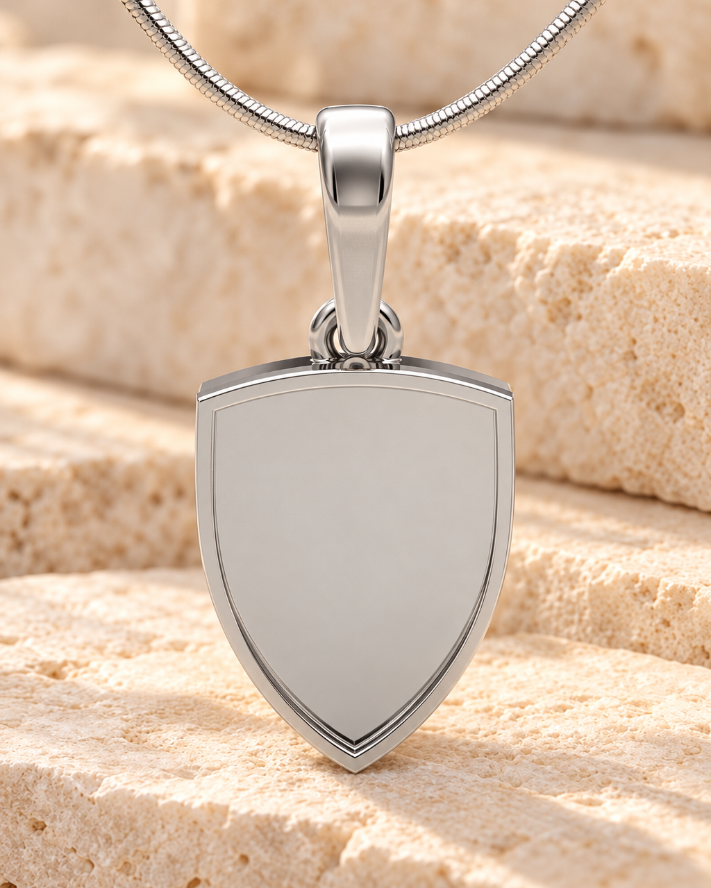 14K White Gold Shield Me Forever Sealed Memorial Jewelry — main — evr20013wgfs