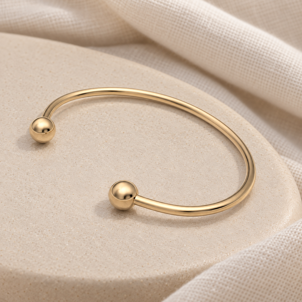 Solid 14k Gold Split Cape Forever Sealed Memorial Bracelet — alternate view — evr20067kgfs