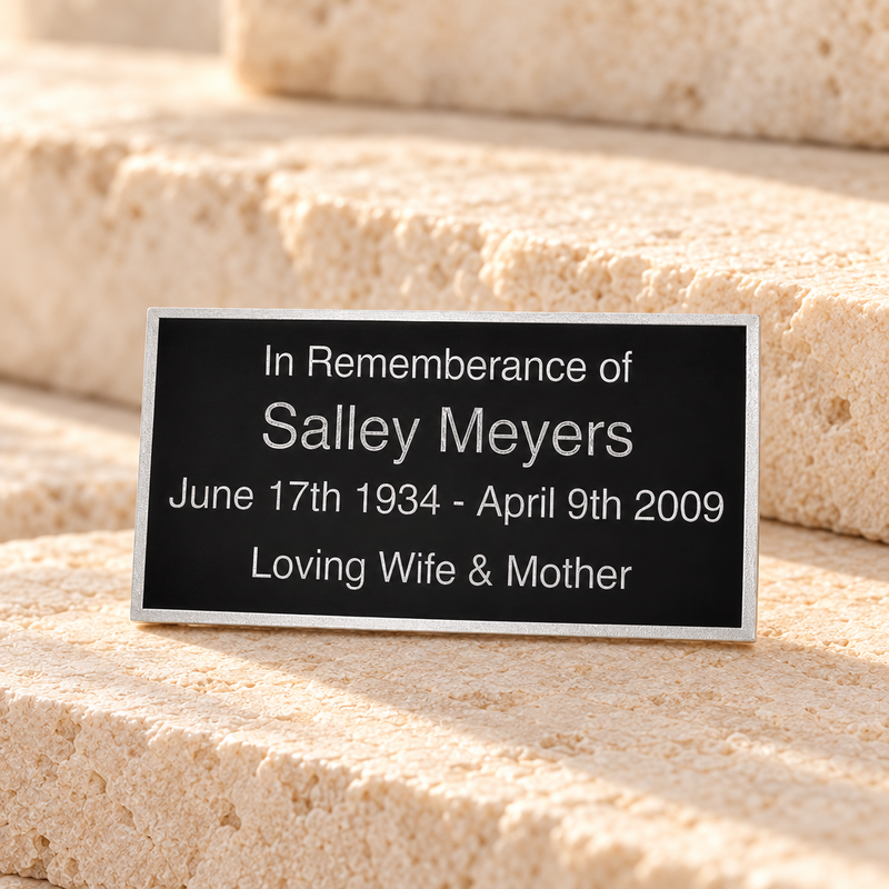 Large Canis Engraved Plate