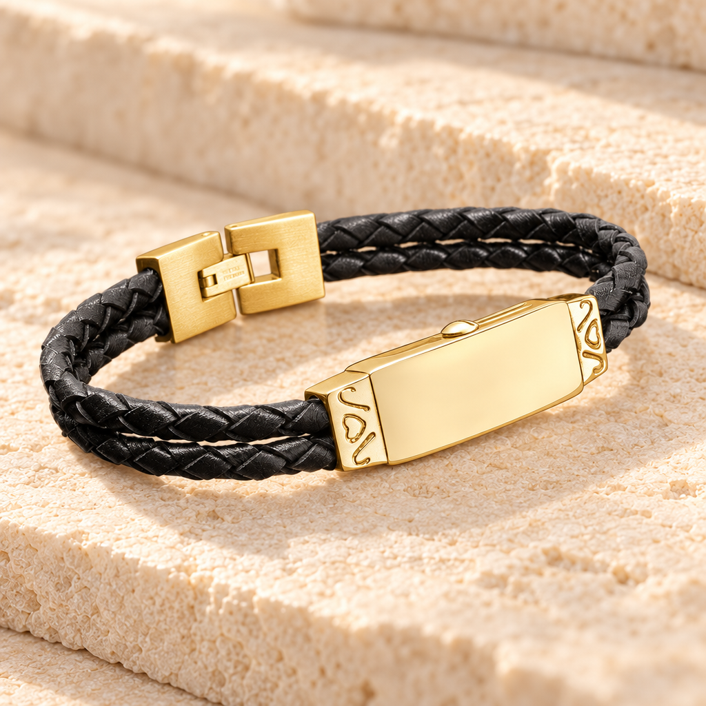 Gold Plated Remembrance Bracelet Cremation Jewelry — main — evr6513g