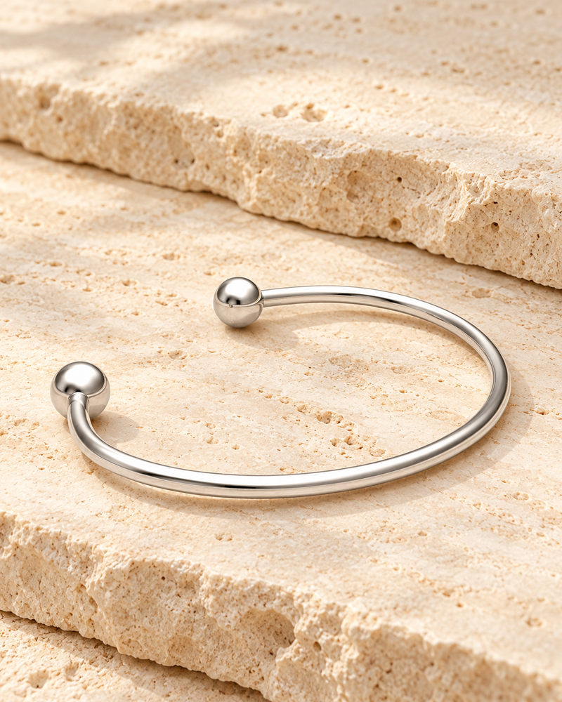 Sterling Silver Split Cape Forever Sealed Memorial Bracelet