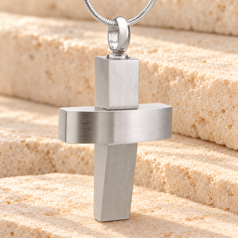 Trendy Cross Keepsake Urn Jewelry