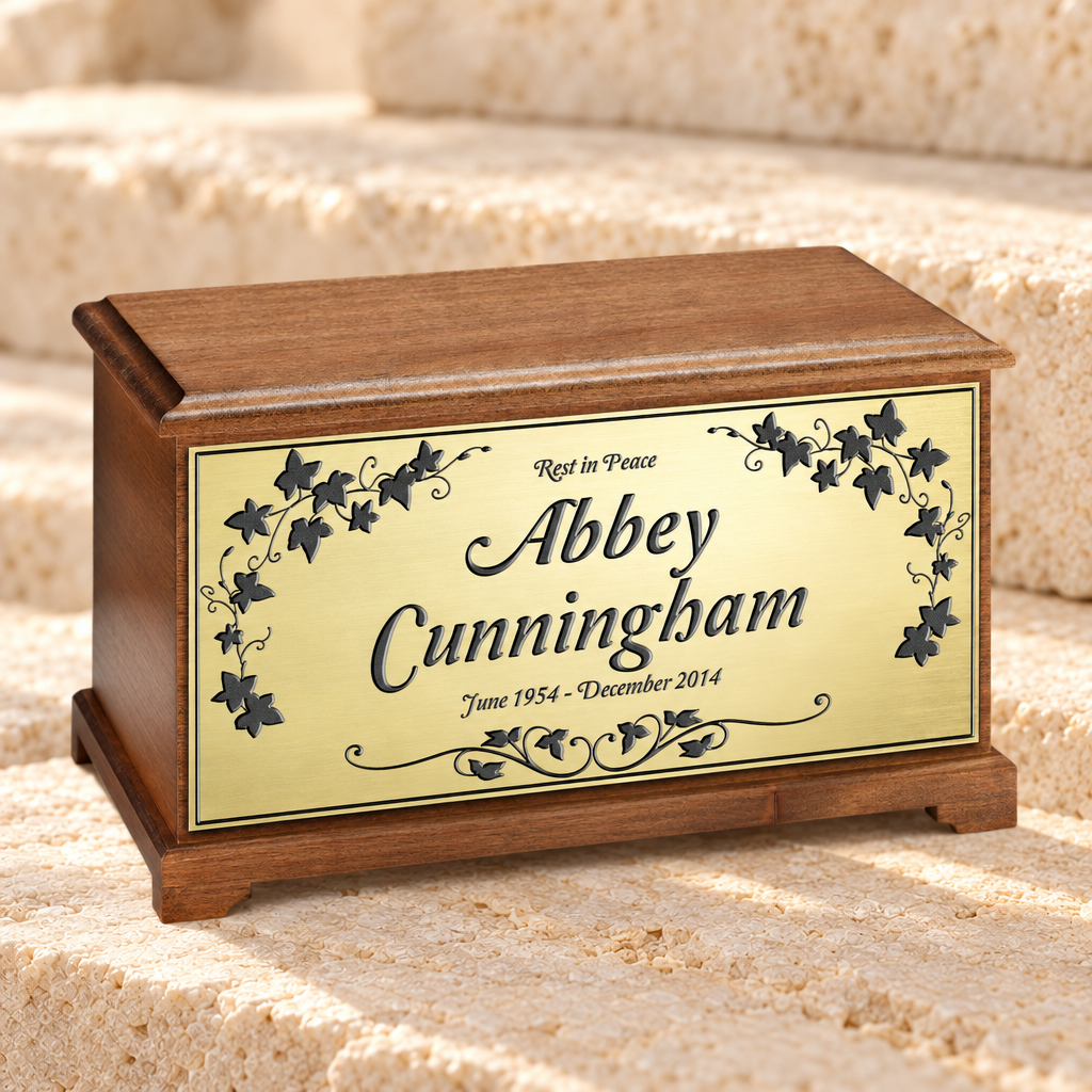 Spring Wreath Cremation Urn — main — evr9135vns