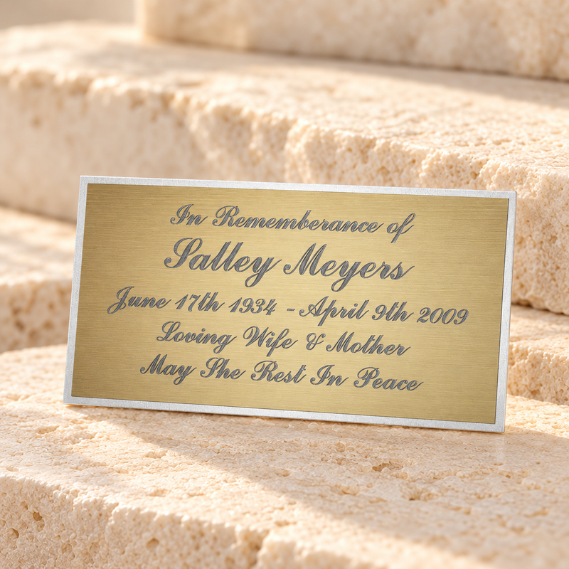 Large Anteres Engraved Plate