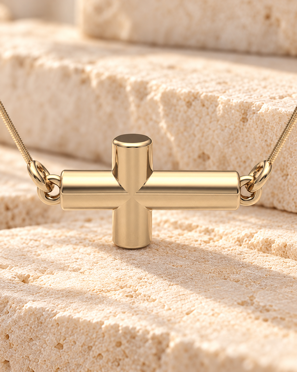 14K Gold Crossroads Forever Sealed Memorial Jewelry — main — evr20003kgfs