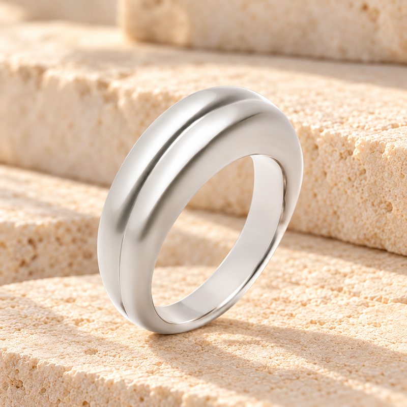 Women's 14k White Gold Duchess Cremation Ring