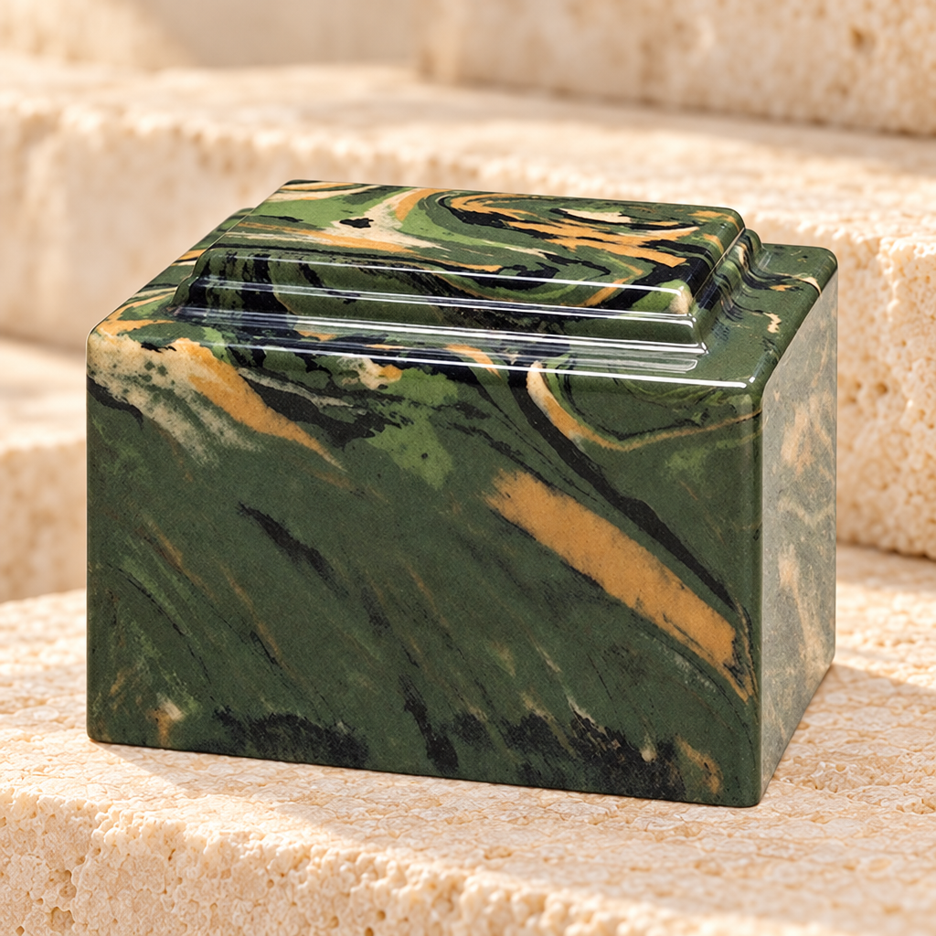Camo Marble Urn — main — evr5039