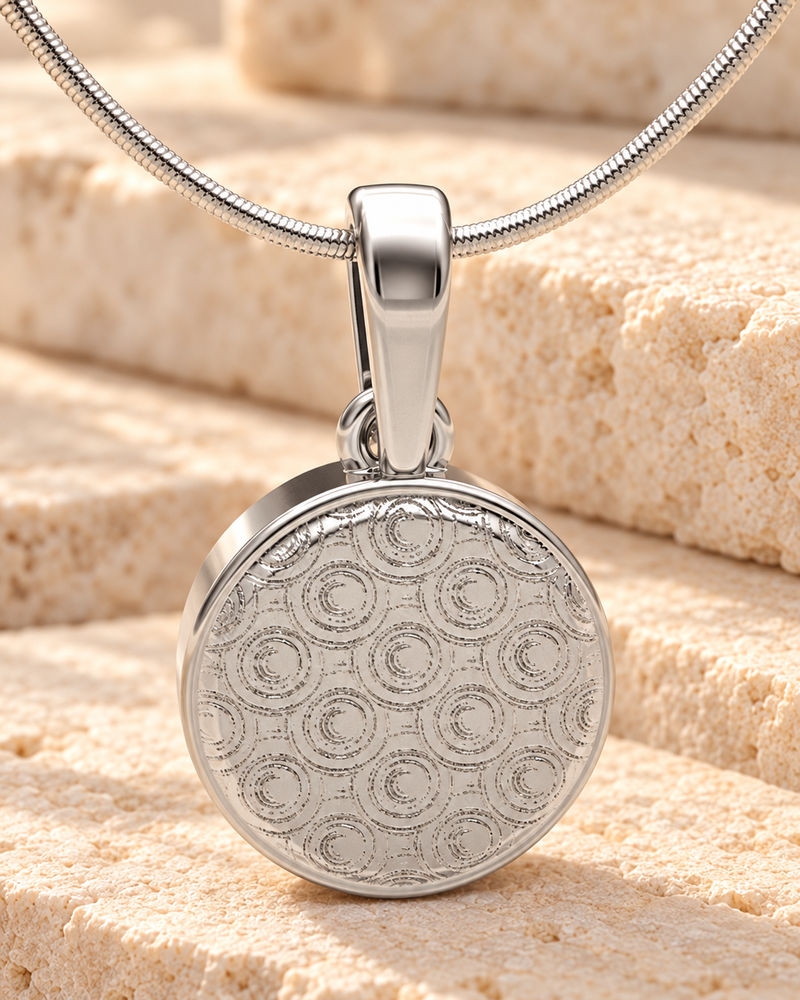 Circled Love Forever Sealed Memorial Jewelry